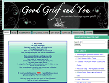 Tablet Screenshot of goodgriefandyou.com